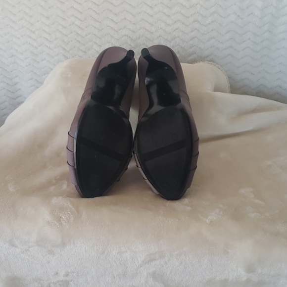 Lulu Townsend sateen open toe high heel shoes - Picture 5 of 5